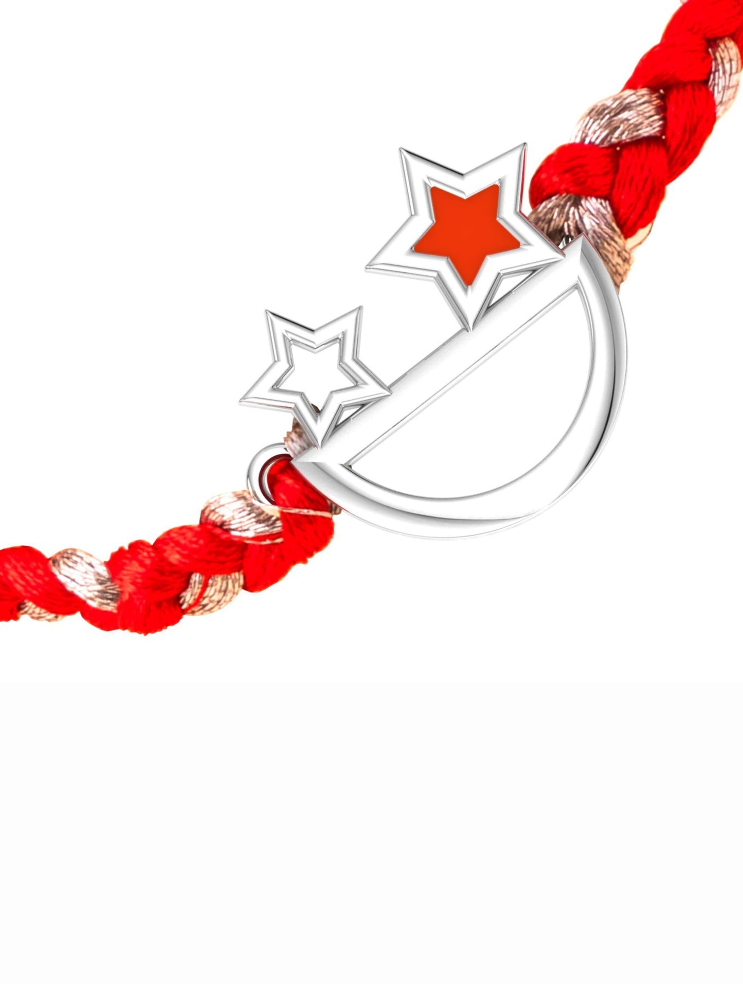 Silver Starry Eyes Rakhi