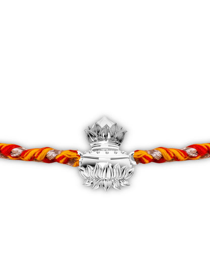 Silver Kalash Rakhi