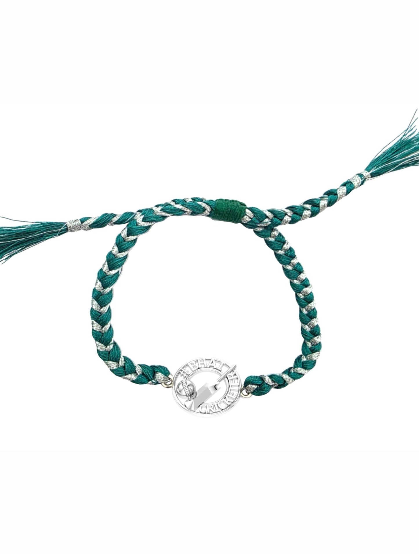 Silver O Cricketer Rakhi