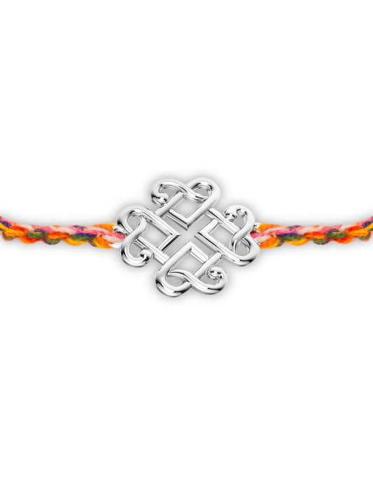 Silver Infinite Heart Rakhi