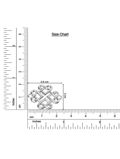 Silver Infinite Heart Rakhi