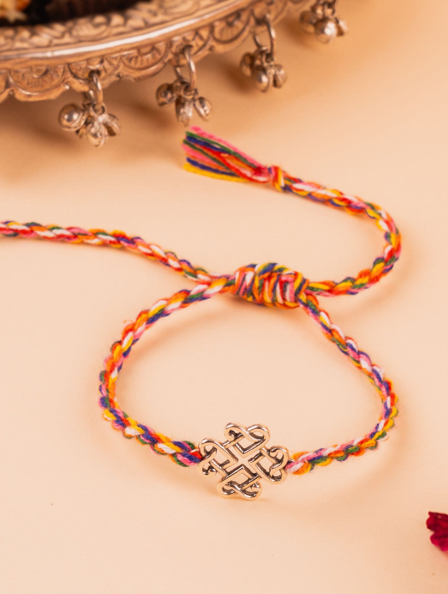 Silver Infinite Heart Rakhi