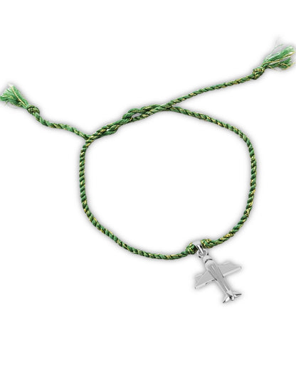 Silver Aeroplane Rakhi