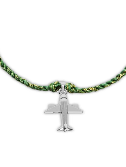 Silver Aeroplane Rakhi