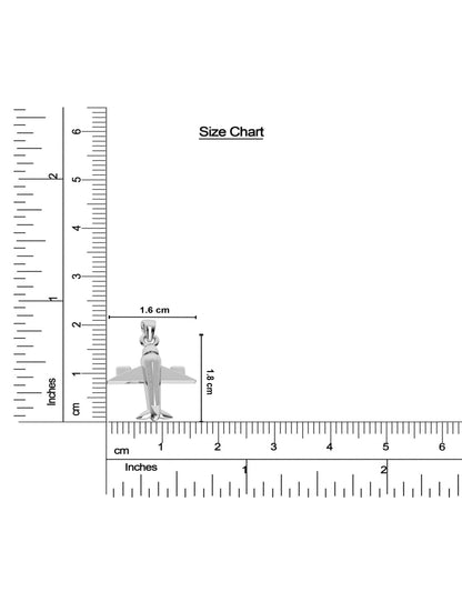 Silver Aeroplane Rakhi