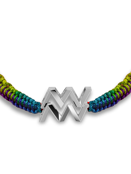 Silver Aquarius Bracelet For Men