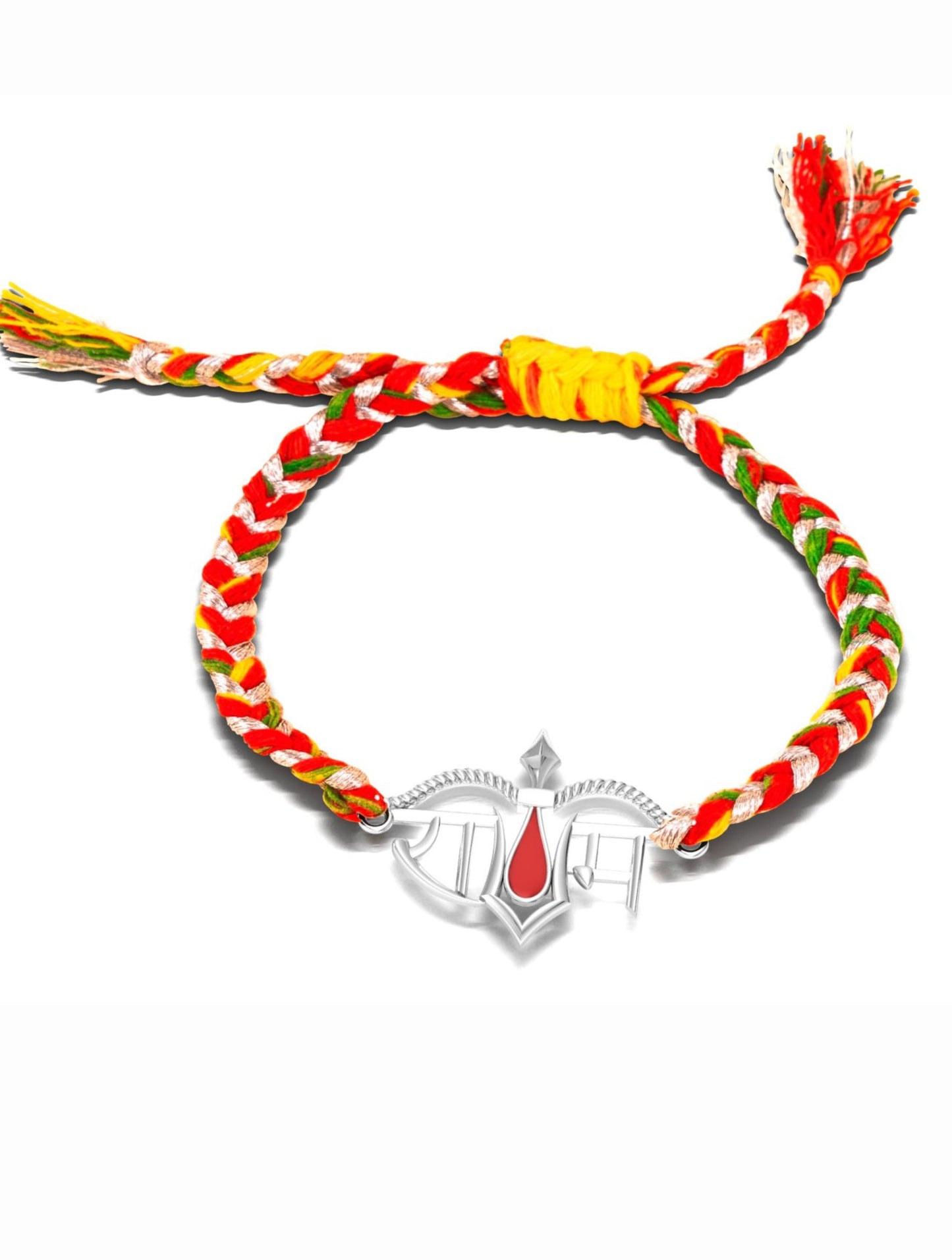 Silver Ram Tilak Rakhi