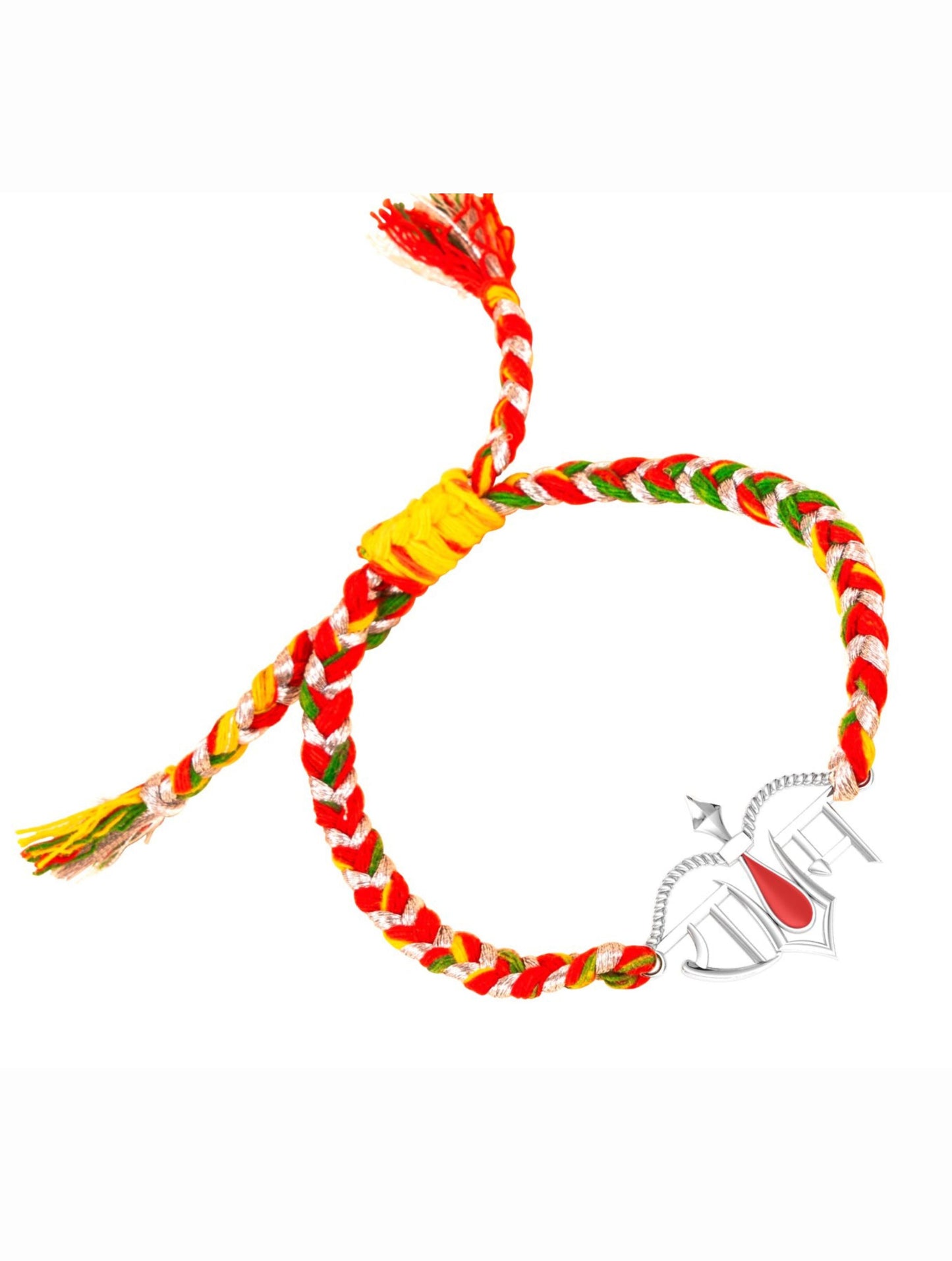 Silver Ram Tilak Rakhi