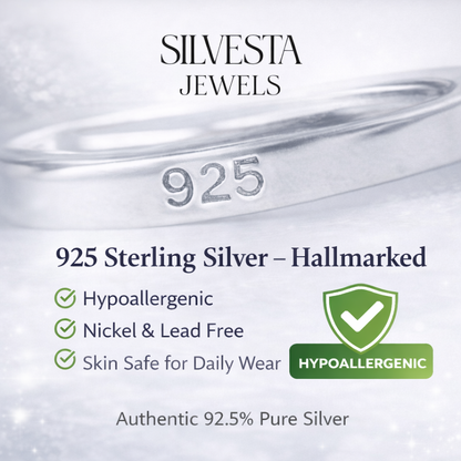 925 Sterling Silver Stud Earrings For Women