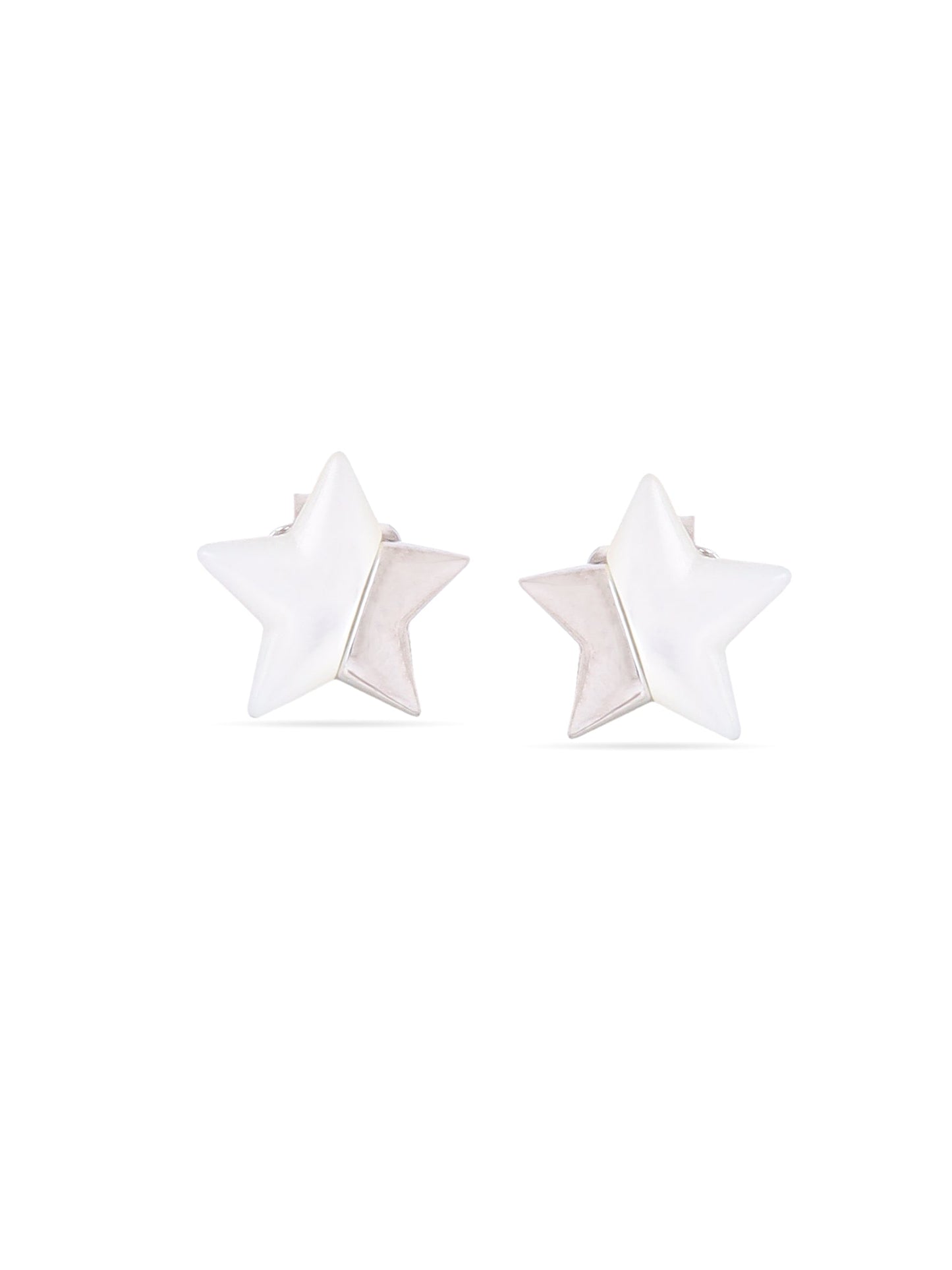 Syra 24k Gold Star-Shaped Mother of Pearl Stud Earrings For Women