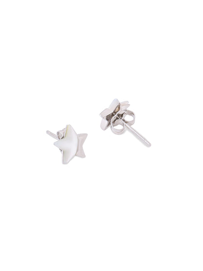 Syra 24k Gold Star-Shaped Mother of Pearl Stud Earrings For Women