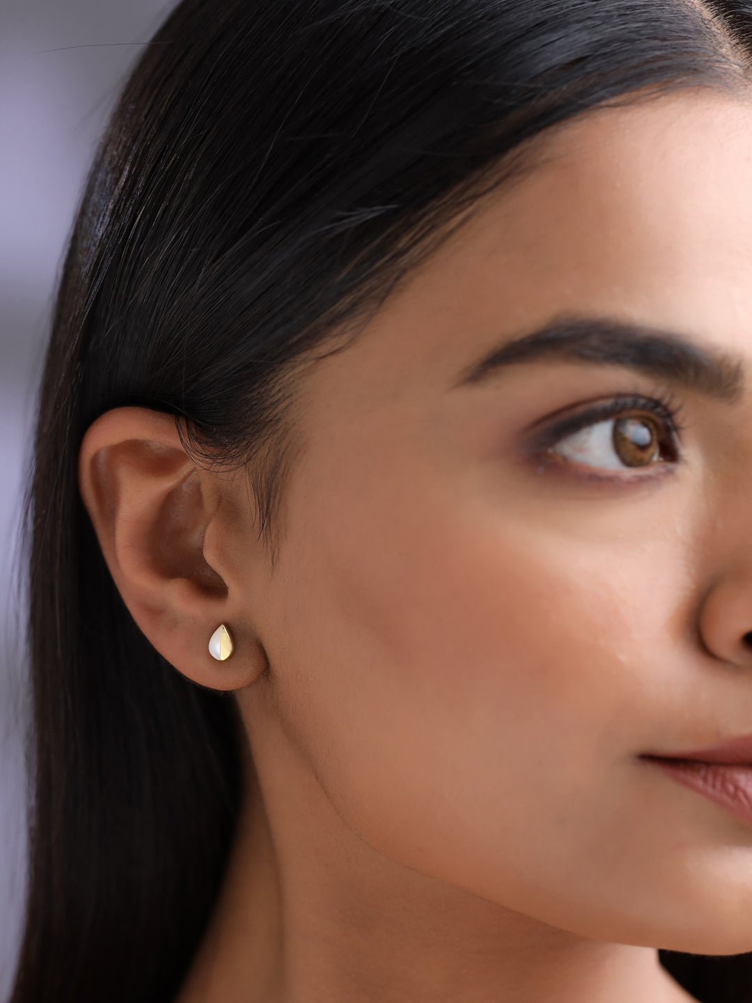 Teardrop Mother Of Pearl Earrings