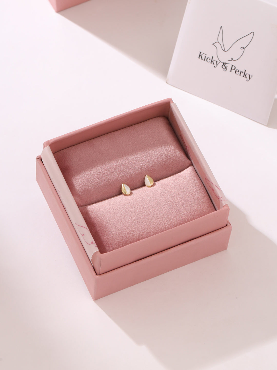 Teardrop Mother Of Pearl Earrings