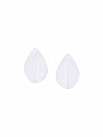 Mother of Pearl Silver Pear-Shaped Syra 925 Sterling Silver Stud Earrings For Women