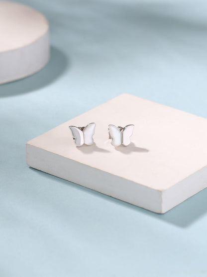Butterfly Mother Of Pearl Earrings