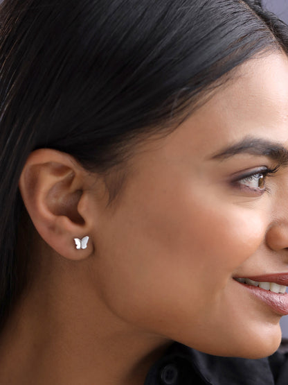 Butterfly Mother Of Pearl Earrings