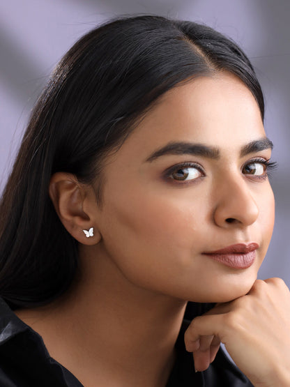 Butterfly Mother Of Pearl Earrings